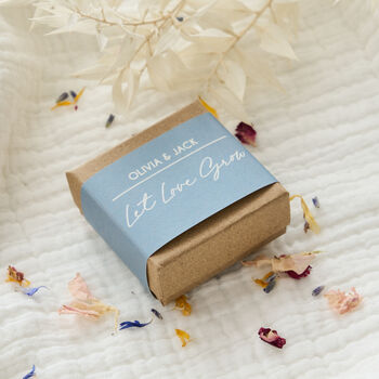 Let Love Grow Seed Ball Wedding Favour, 6 of 7