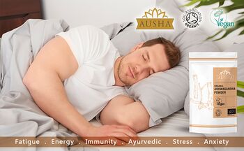 Organic Ashwagandha Powder 250g Stress Anxiety Energy, 2 of 7
