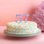 Any Age Acrylic Cake Topper, thumbnail 1 of 3