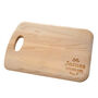 Personalised Kitchen King Beech Serving Board, thumbnail 2 of 5