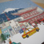 Tokyo Skyline Christmas Card, thumbnail 2 of 2