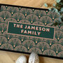 Personalised Art Deco Doormat For The Home, thumbnail 2 of 2