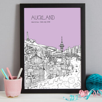 Personalised Auckland Print, 9 of 10