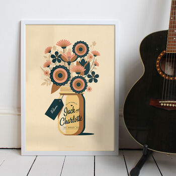 Personalised Mason Jar Print, 2 of 8