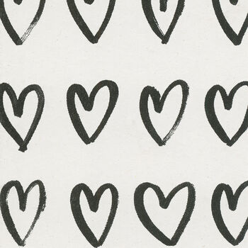 Black Hearts Risograph Card, 3 of 3