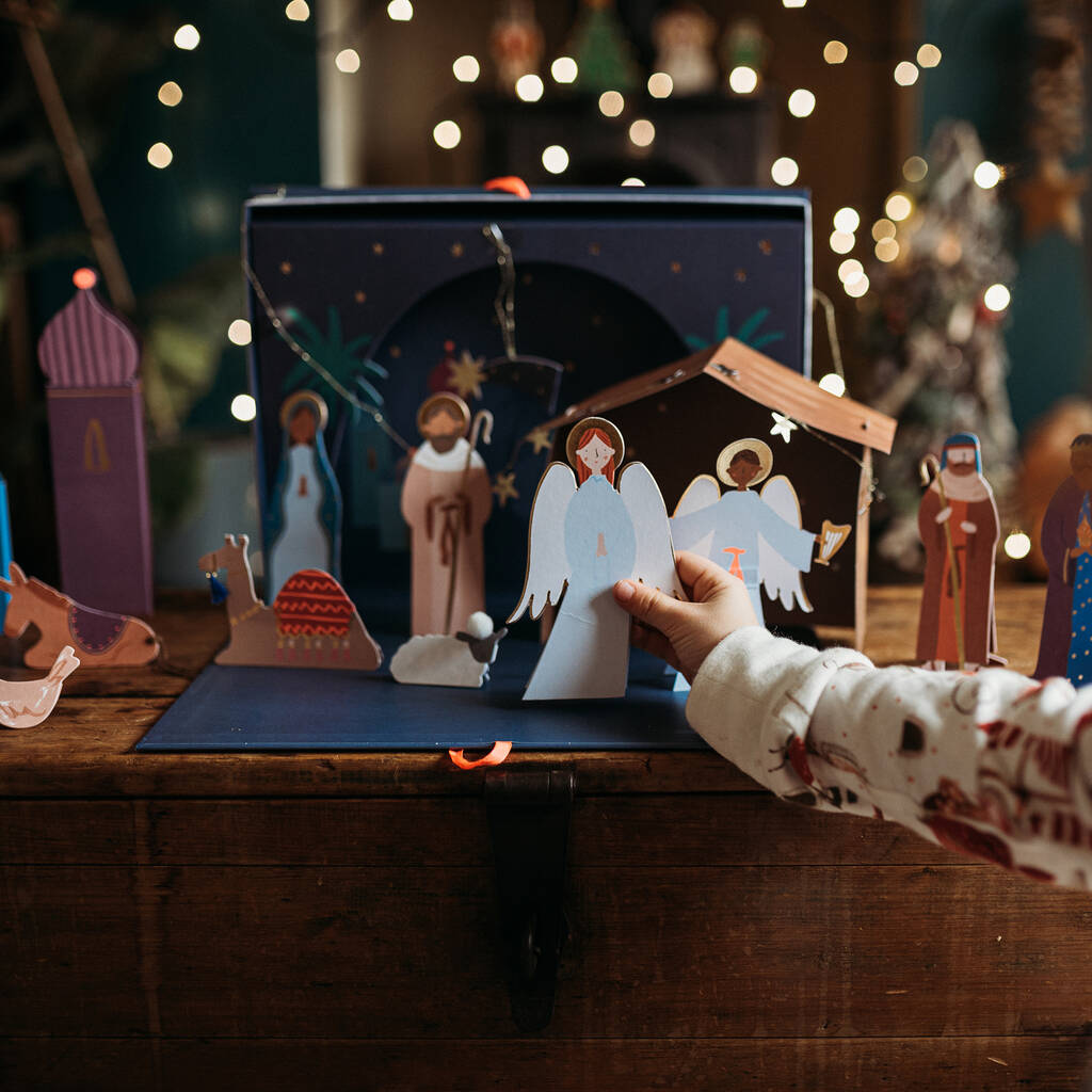 Nativity Play Scene Advent Calendar, 1 of 12