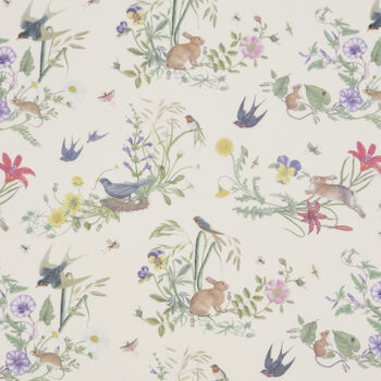 Ivory Running Bunny Lightweight Scarf, 2 of 3