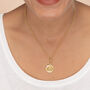 Cancer Zodiac Necklace, Sterling Silver Or Gold Plated, thumbnail 2 of 9