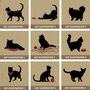 Personalised Cat Lover Gift Print For One Or Two Cats, thumbnail 2 of 12