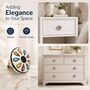 Bohemian Petal Multicoloured Round Shaped Drawer Knob, thumbnail 4 of 10
