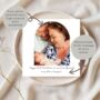Happy First Christmas As My Grandparents Photo Message Card, thumbnail 2 of 5