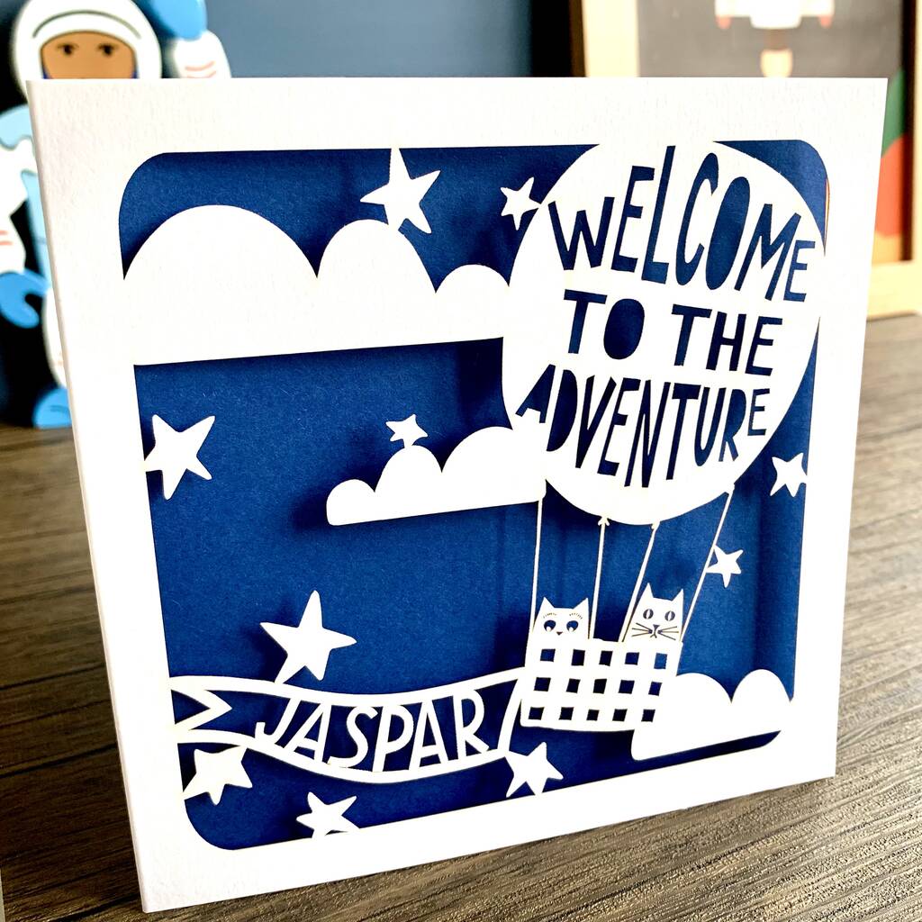 Personalised New Baby Adventure Card, 1 of 4