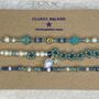 Aqua Bead And Freshwater Pearls Bracelet, thumbnail 2 of 6