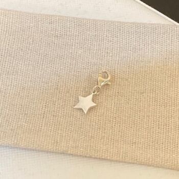 Sterling Silver Star Charm, 3 of 3
