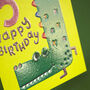 Happy Smiling Age Five Children's Birthday Card, thumbnail 2 of 2