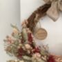 Handcrafted Artisan Berry Dried Flower Wreath, thumbnail 2 of 5