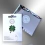 Lucky Four Leaf Clover Good Luck Enamel Pin, thumbnail 6 of 9
