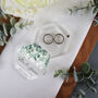 Personalised Botanical Acrylic Ring Box, thumbnail 1 of 4