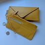 Personalised Envelope Leather Purse / Mini Clutch, thumbnail 7 of 12
