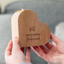 Personalised Heart Candle Holder Thank You Bridesmaid Gift, thumbnail 2 of 6