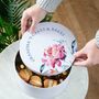 Watercolour Floral Personalised Cake Tin, thumbnail 1 of 2