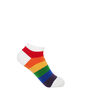 Block Stripe And Neon Organic Women's Trainer Socks, thumbnail 3 of 8