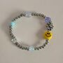 Smiley Face And Heart Beaded Bracelet, thumbnail 4 of 4