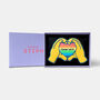 Personalised Rainbow Heart Hands Letterbox Cookie, thumbnail 2 of 8