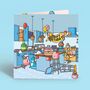 Birthday Kitchen Card | Cute Greetings Card, thumbnail 1 of 4