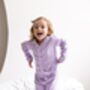 'When I Wake' Personalised Embroidered Front And Back Button Through Pyjamas, thumbnail 8 of 12