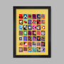 Number Ones Of The Eighties Music Poster Print, thumbnail 1 of 5