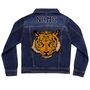 Personalised Kids Denim Jacket With Big Tiger, thumbnail 5 of 7