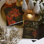Botanical Illustrated Poinsettia Christmas Card, thumbnail 3 of 3