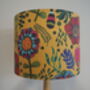 Large Bright Flowers Yellow Lampshade, thumbnail 4 of 4