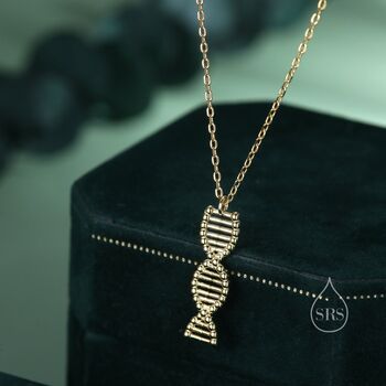 Dna Molecular Structure Pendant Necklace, 6 of 11