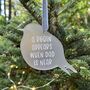 Personalised Robin Appears Memorial Christmas Bauble, thumbnail 3 of 7