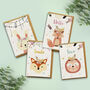 Plantable Seed Paper Cards Four Pack Forest, thumbnail 1 of 2