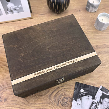 Veneer Personalised Wooden Jewellery Box, 10 of 12