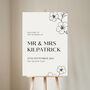 Blossom Personalised Wedding Welcome Sign, thumbnail 2 of 4