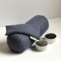 Linen And Lavender Neck Pillow And Plain Eye Pillow, thumbnail 3 of 8