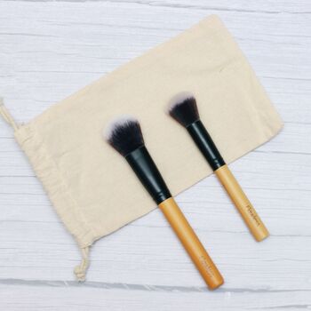 Flawless Contour And Highlighter Makeup Brush Duo, 3 of 4