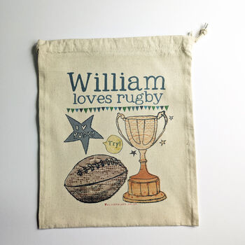 Personalised Rugby Bag, 7 of 7