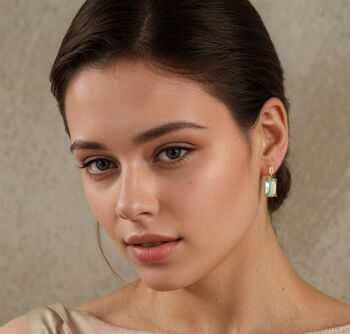 Rainbow Baguette Earrings, 2 of 9