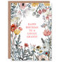 Meadow Plants Flowers Birthday Granny Card, thumbnail 1 of 4