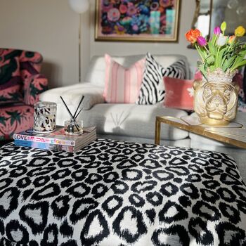 Coffee Table With Storage In Leopard Print, 6 of 6