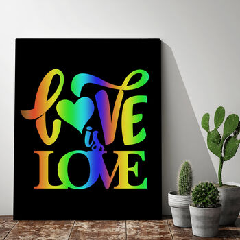 Personalised Glitter Text To Canvas Gift For Mothers, 8 of 12