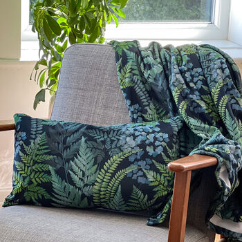 Luxury Thick Super Soft Throw Warm Blanket Ferns Floral, 4 of 7