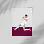 Morgan Rogers Europa League Final Aston Villa Print | Gift For Villa Fans, thumbnail 2 of 4