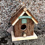 Bark Wooden Bird House Gift For Gardeners, thumbnail 5 of 7