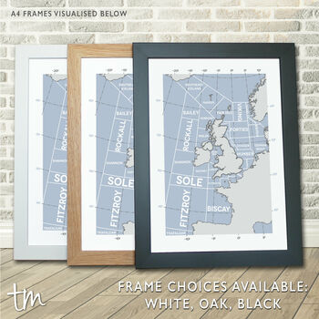 The Shipping Forecast Regions Print, 5 of 8